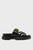 Жіночі чорні шкіряні слайдери Fraya Slide Sandals