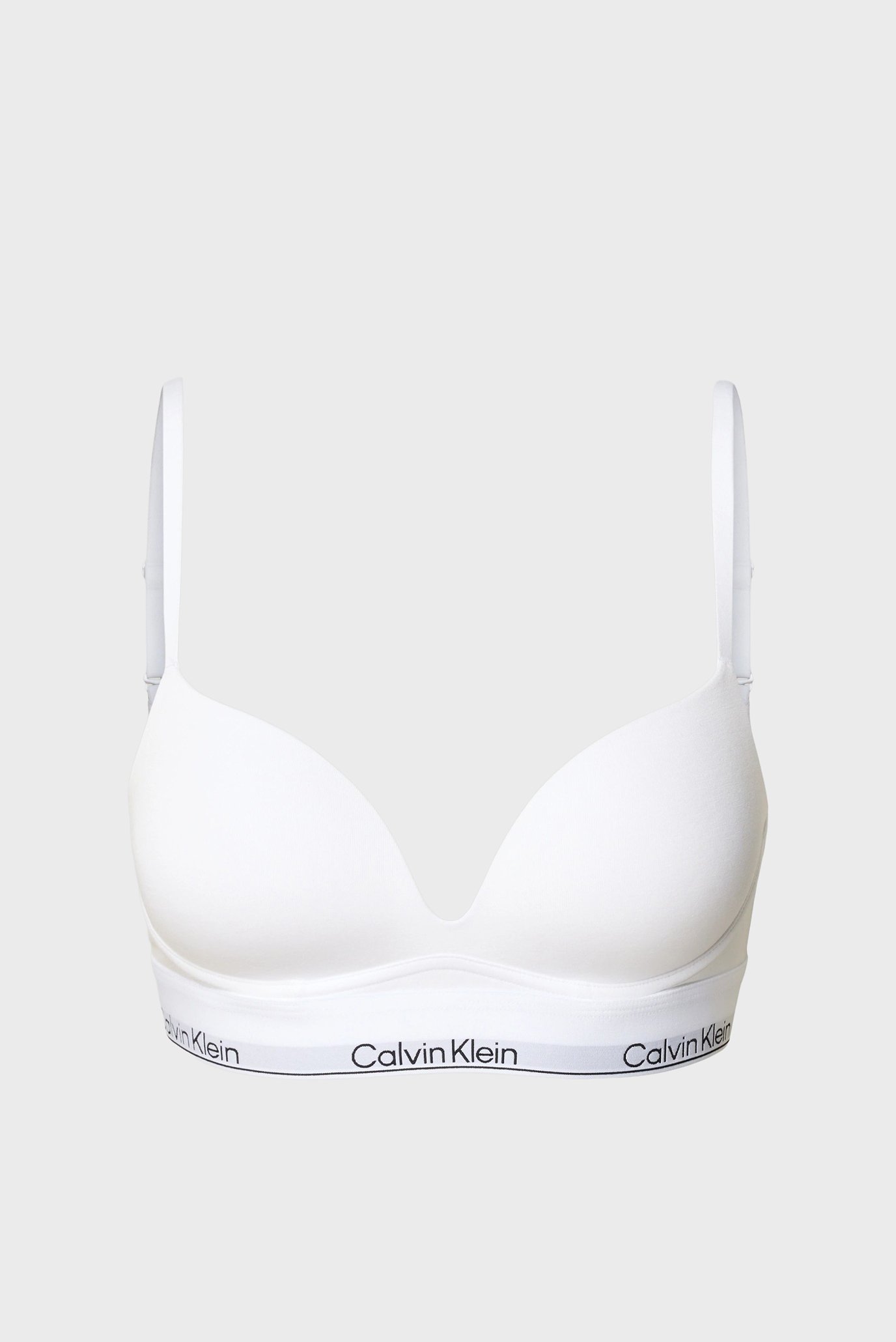 Женский белый бюстгальтер PUSH UP PLUNGE Белый 32D Calvin Klein LV00QF8502 Женский белый бюстгальтер PUSH UP PLUNGE Белый 32D Calvin Klein LV00QF8502