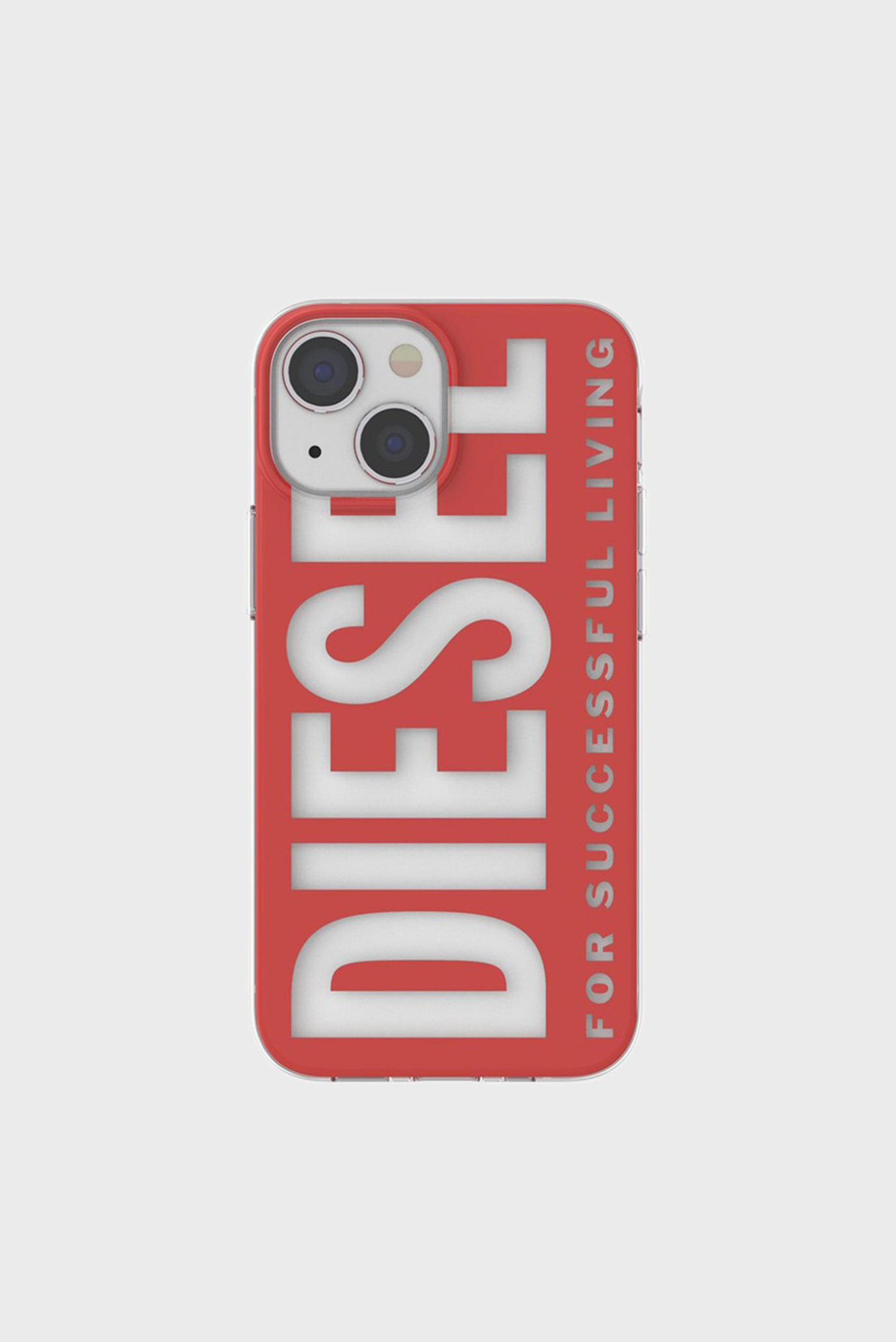 Красный чехол для телефона Diesel Clear Case Graphic for iPhone 13 Mini 1