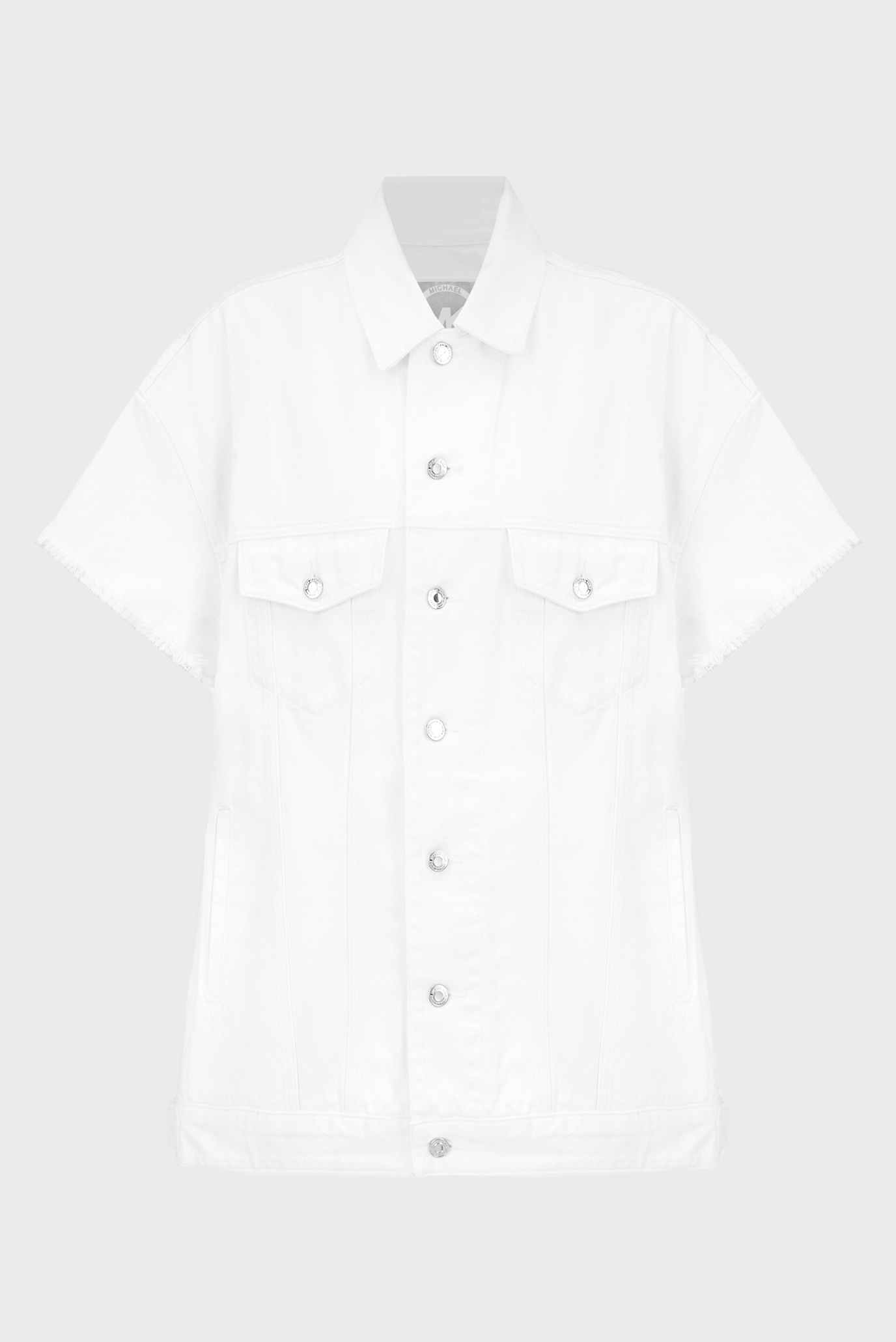 Женская белая джинсовая куртка SHORT SLV DENIM JKT 1