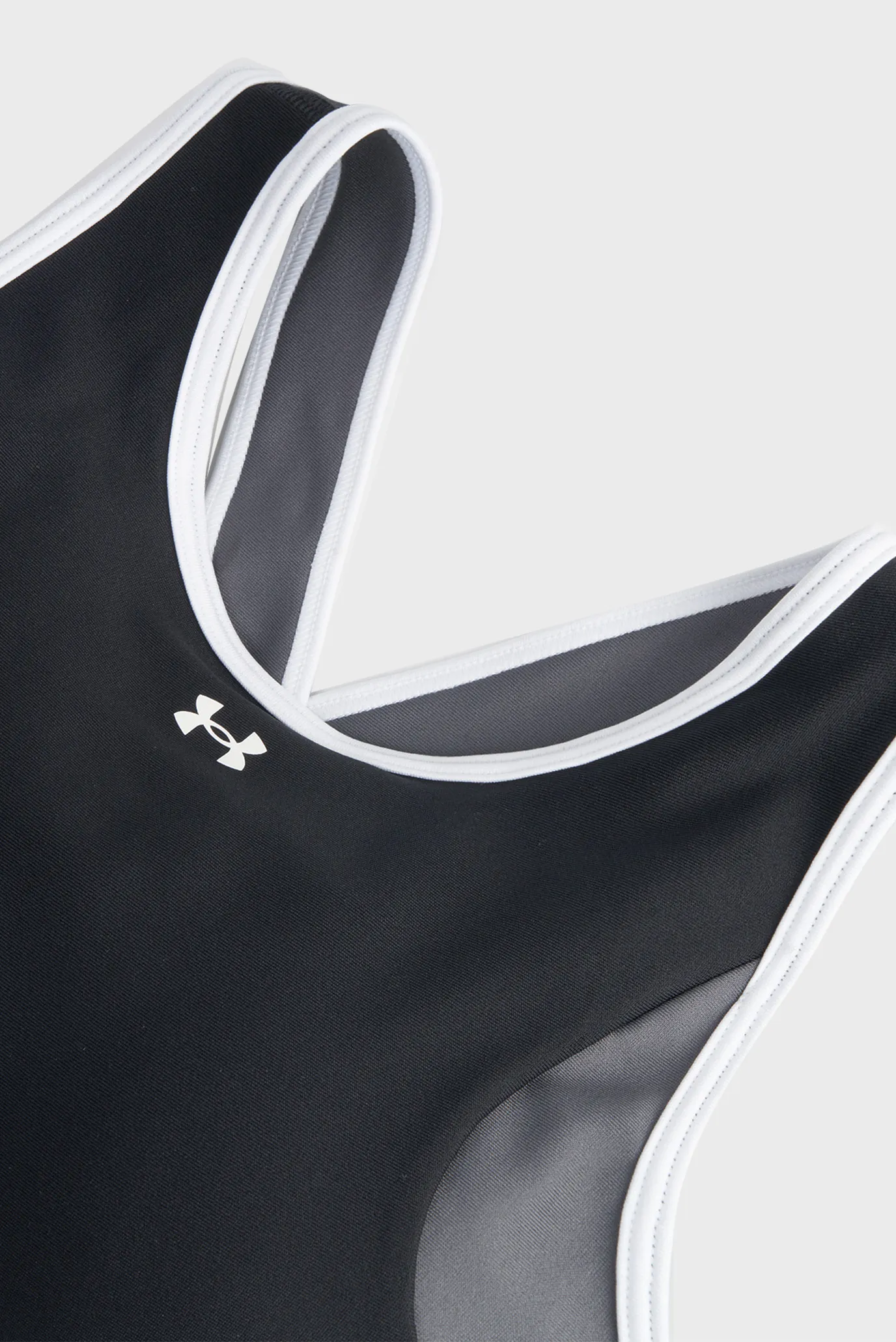 Жіночий чорний топ UA Crossback Mid Open Back 5