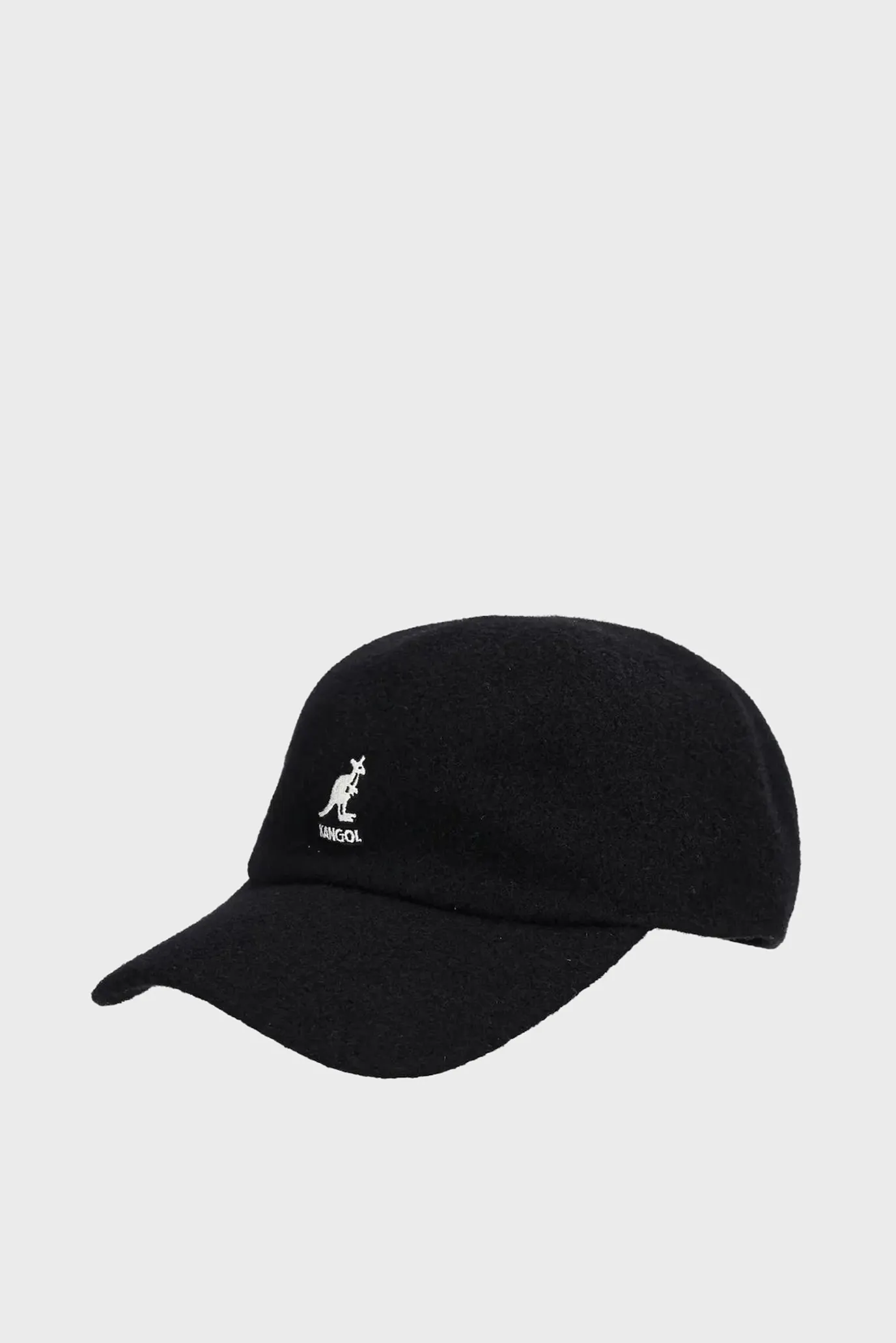 Женская черная шерстяная кепка 1