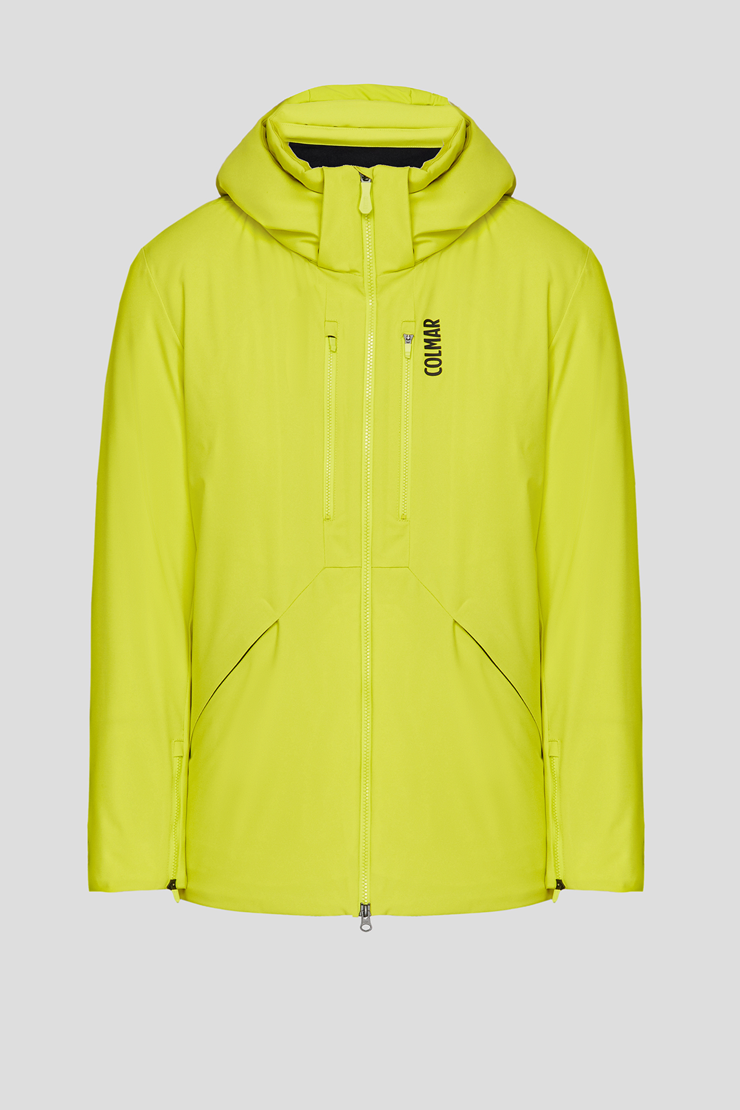 Мужская желтая лыжная куртка 1