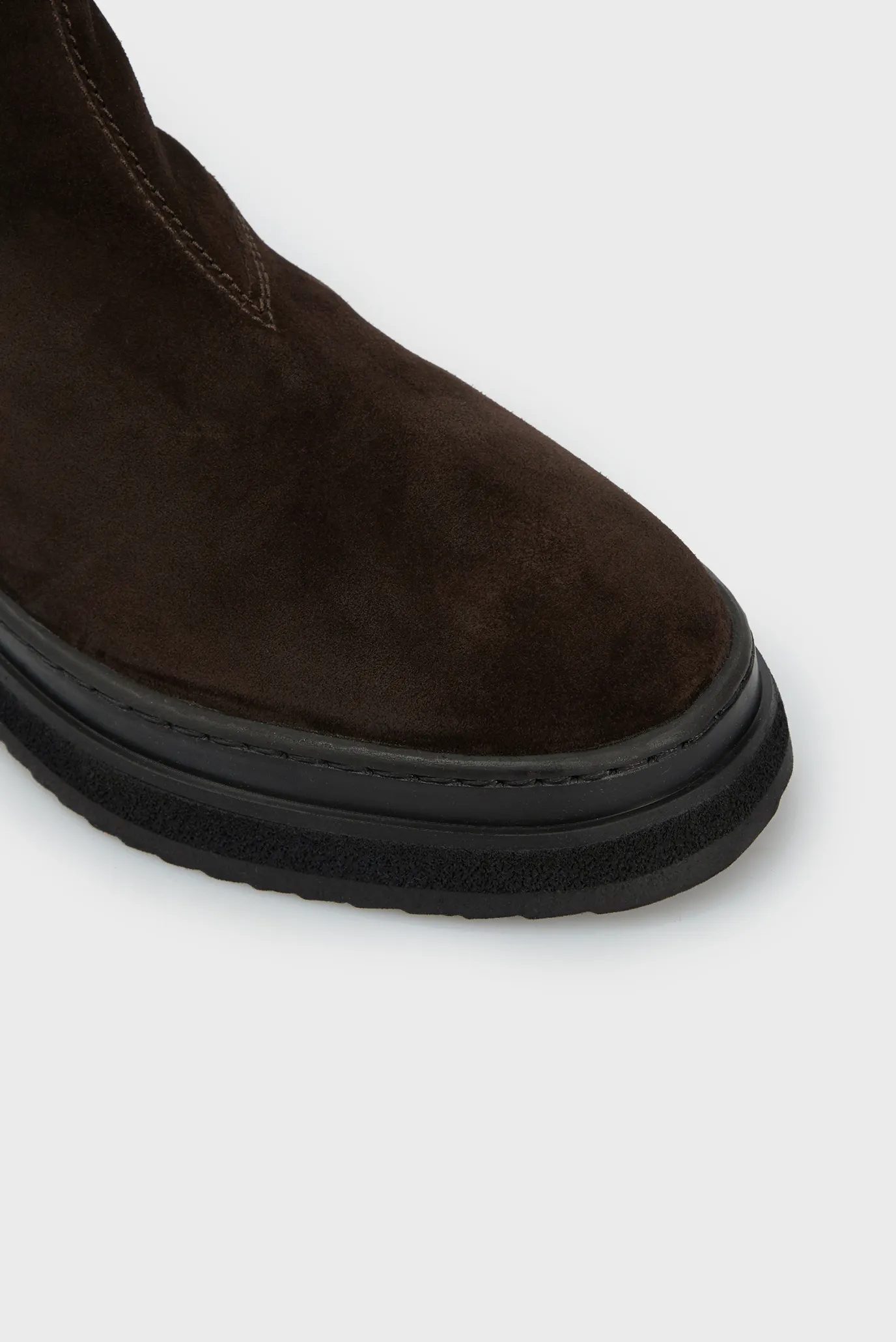 Чоловічі темно-коричневі замшеві челсі Blistown 4