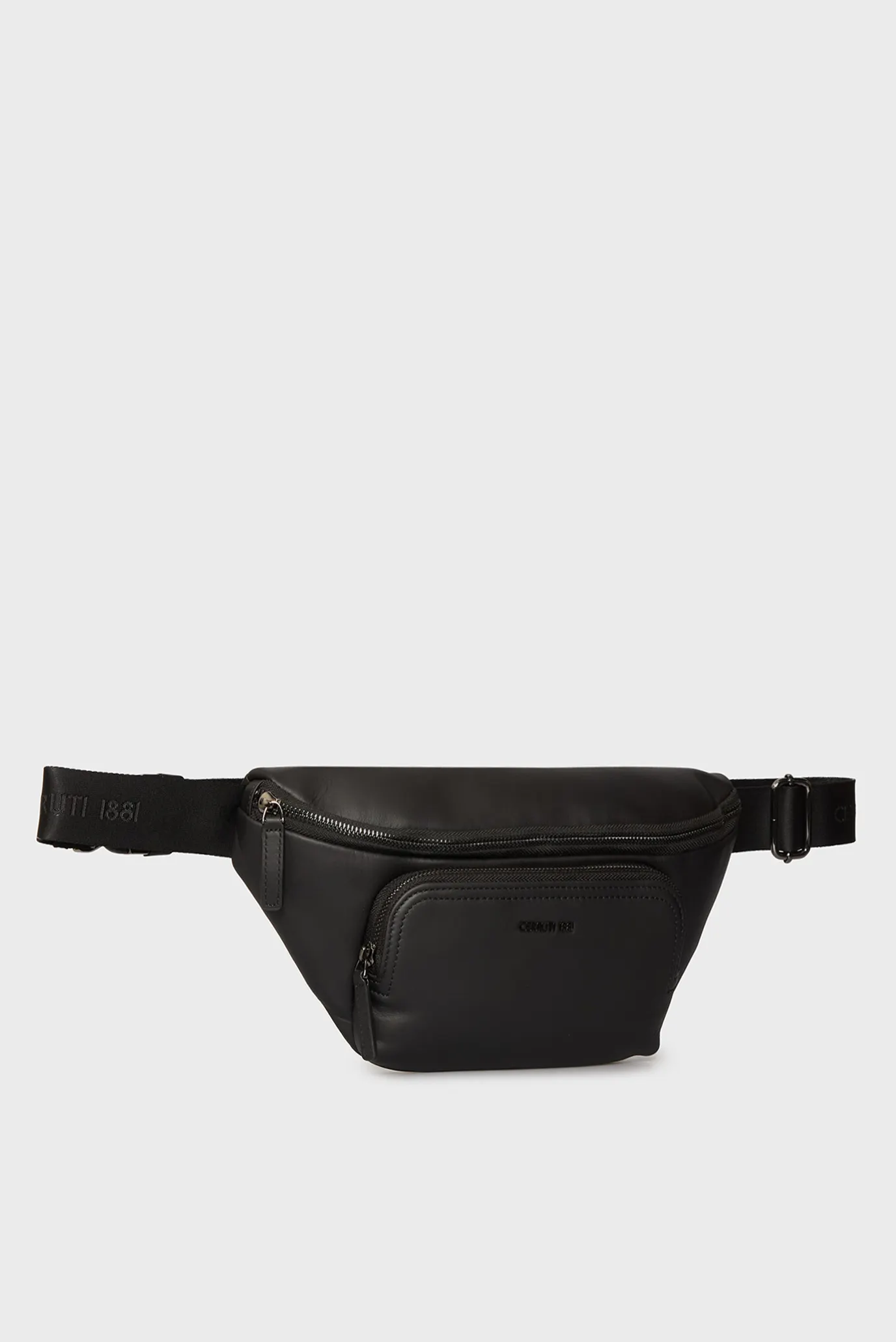 Чоловіча чорна шкіряна поясна сумка RORY 3