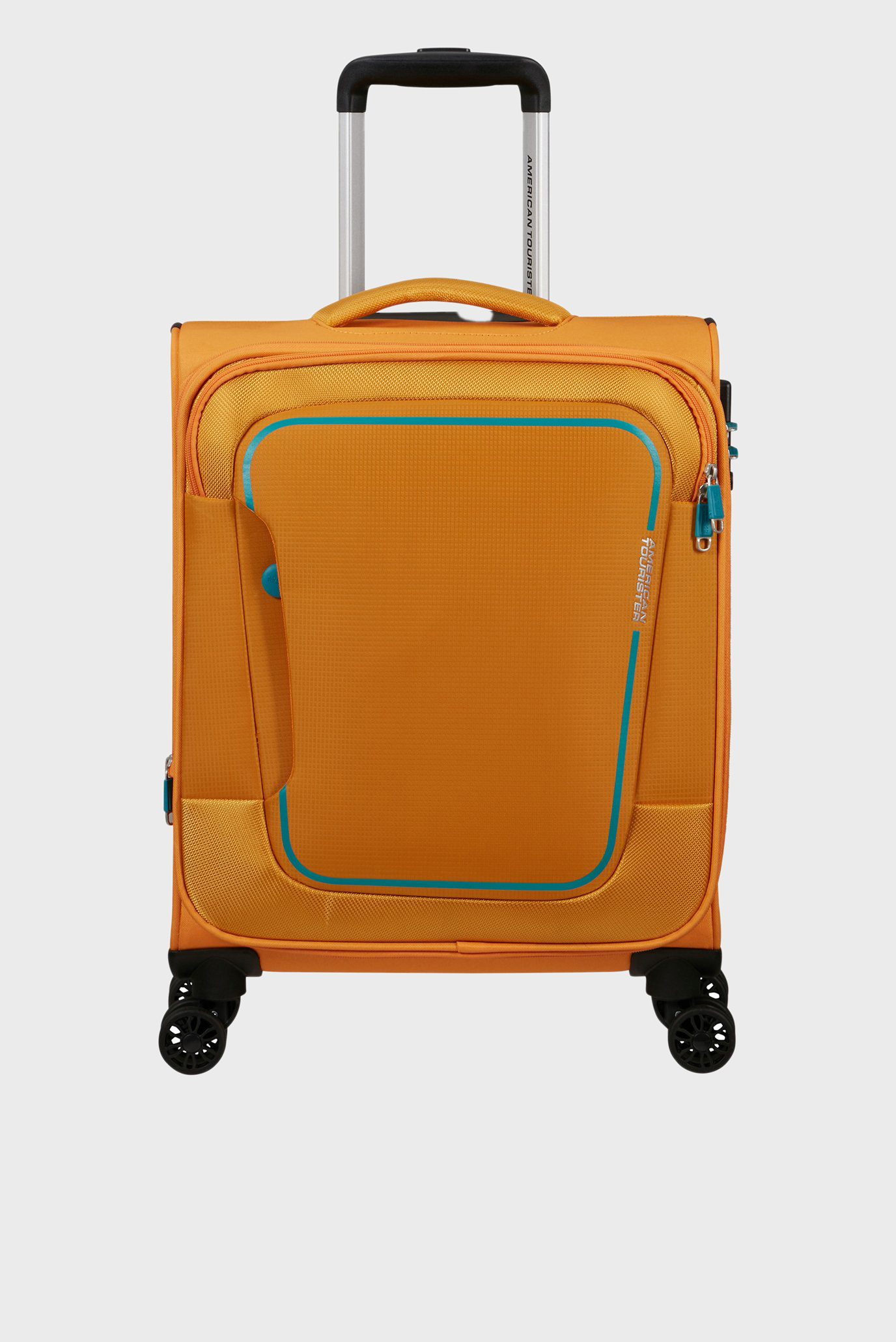 Оранжевый чемодан 55 см PULSONIC SUNSET YELLOW 1