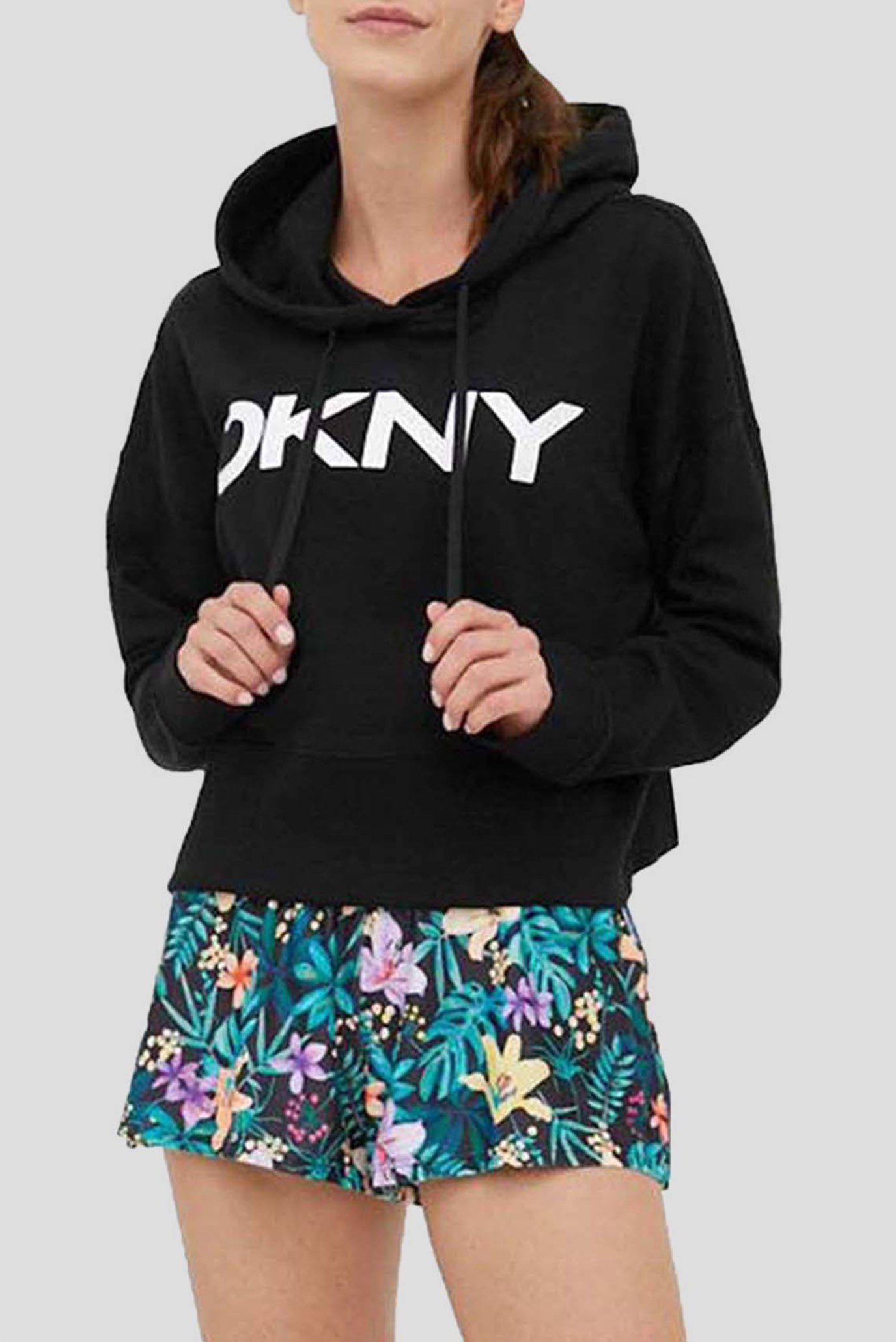 Женское черное худи Черный S DKNY DP1T8642 Женское черное худи Черный S DKNY DP1T8642