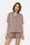 Жіноча піжама у смужку (сорочка, шорти)