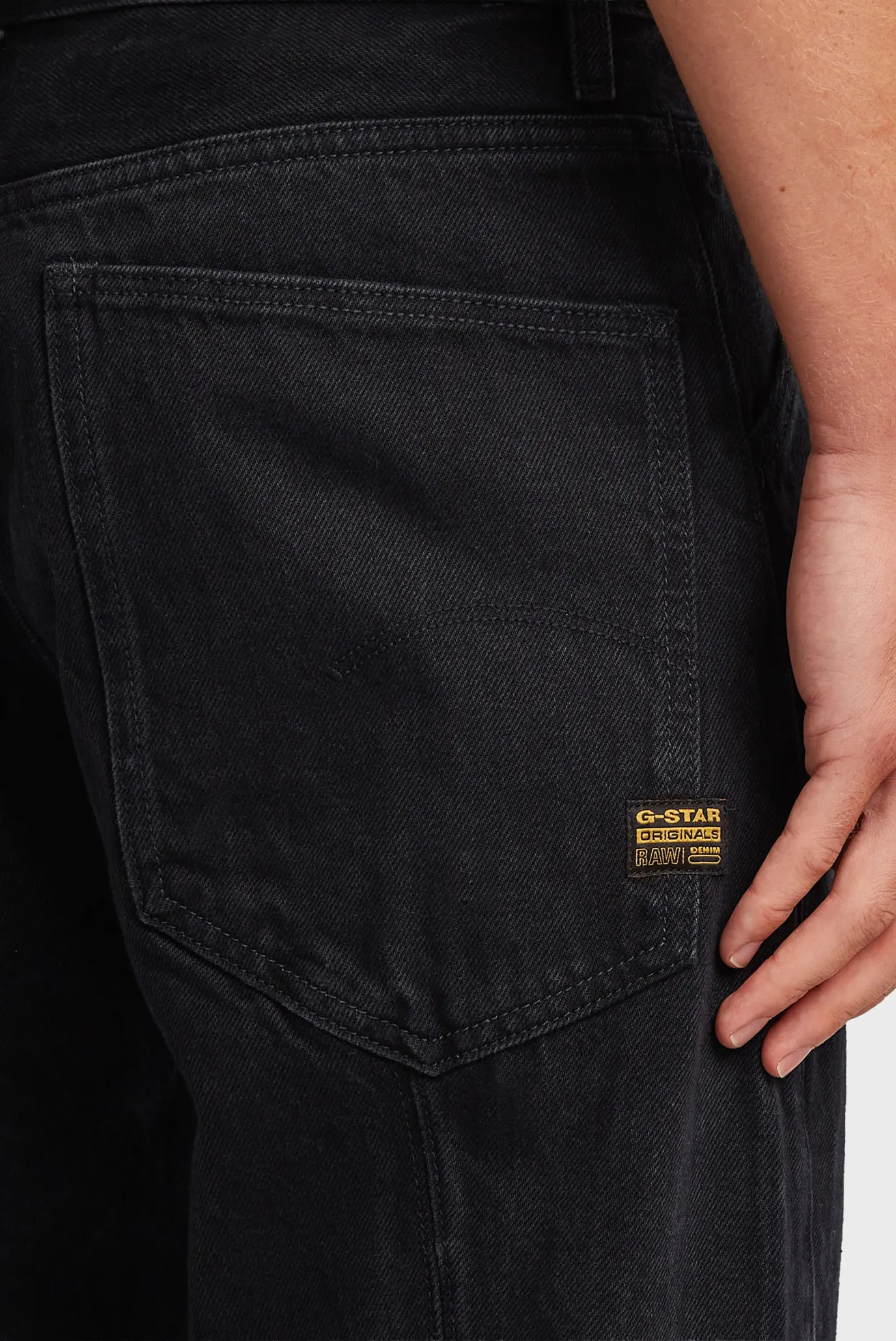 Мужские черные джинсы Kitoh 3D Relaxed Tapered 2