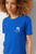 Женская синяя футболка COPILA