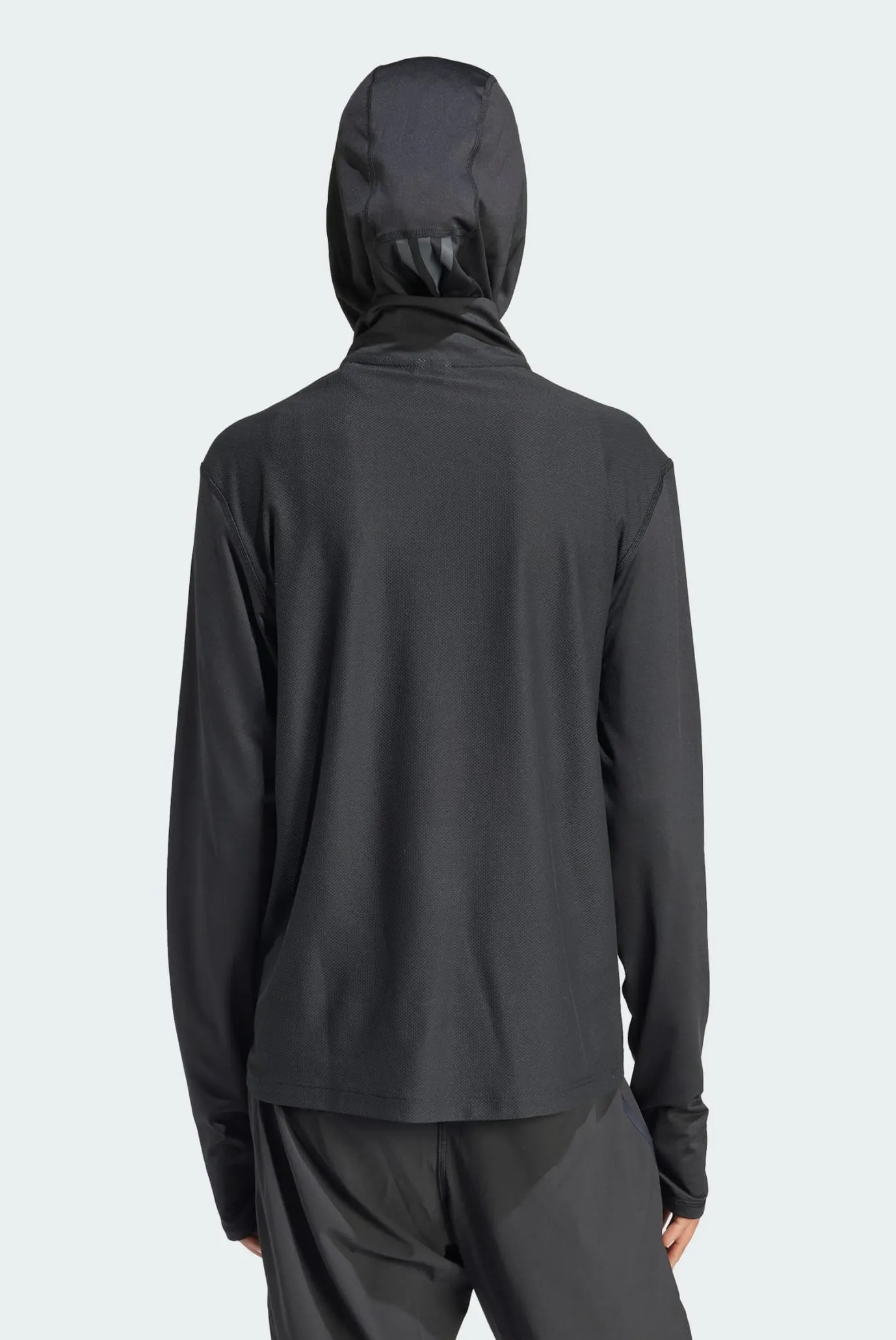 Жіночий чорний лонгслів Own the Run Half-Zip 3