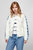 Жіноча біла джинсова куртка