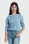 Жіночий блакитний джемпер Pointelle