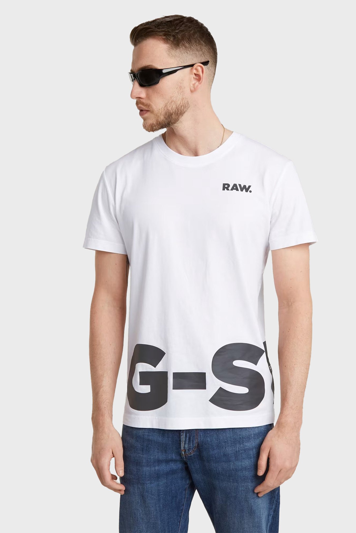 Мужская белая футболка Gig G 1