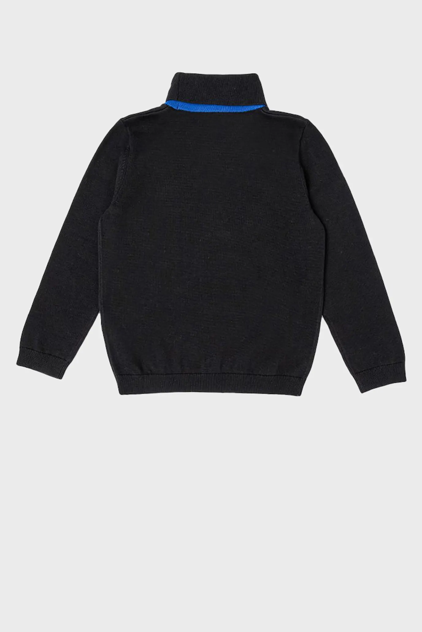 Детский черный гольф TURTLENECK RELAXED MONO SWEATER 2