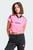 Женская розовая укороченная футболка Tiro Summer