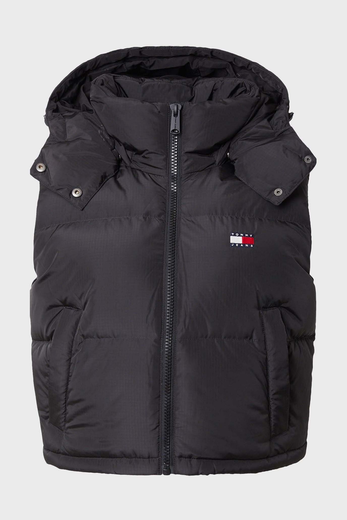 Женский черный пуховой жилет TJW CRP ALASKA PUFFER VEST 1