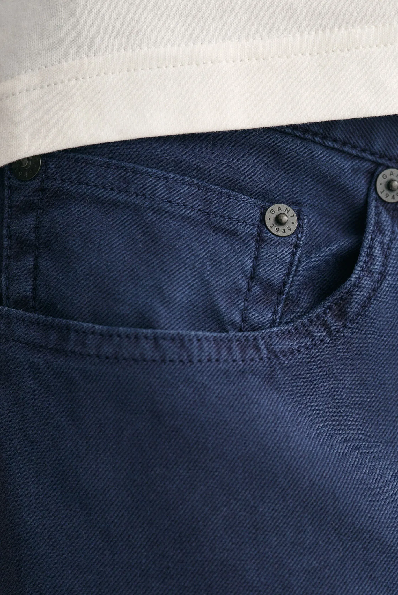 Мужские темно-синие джинсы COT/LINEN REG 4