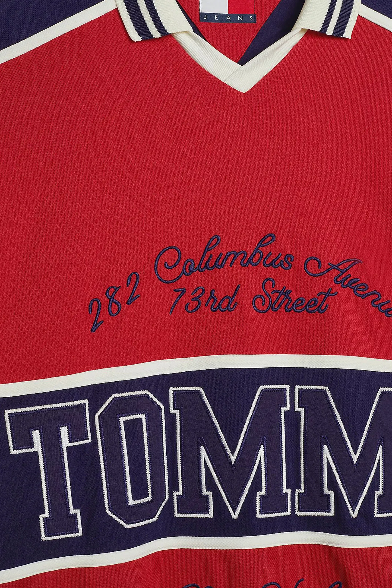 Чоловіче червоне поло TJCU COLOURBLOCK POLO 5