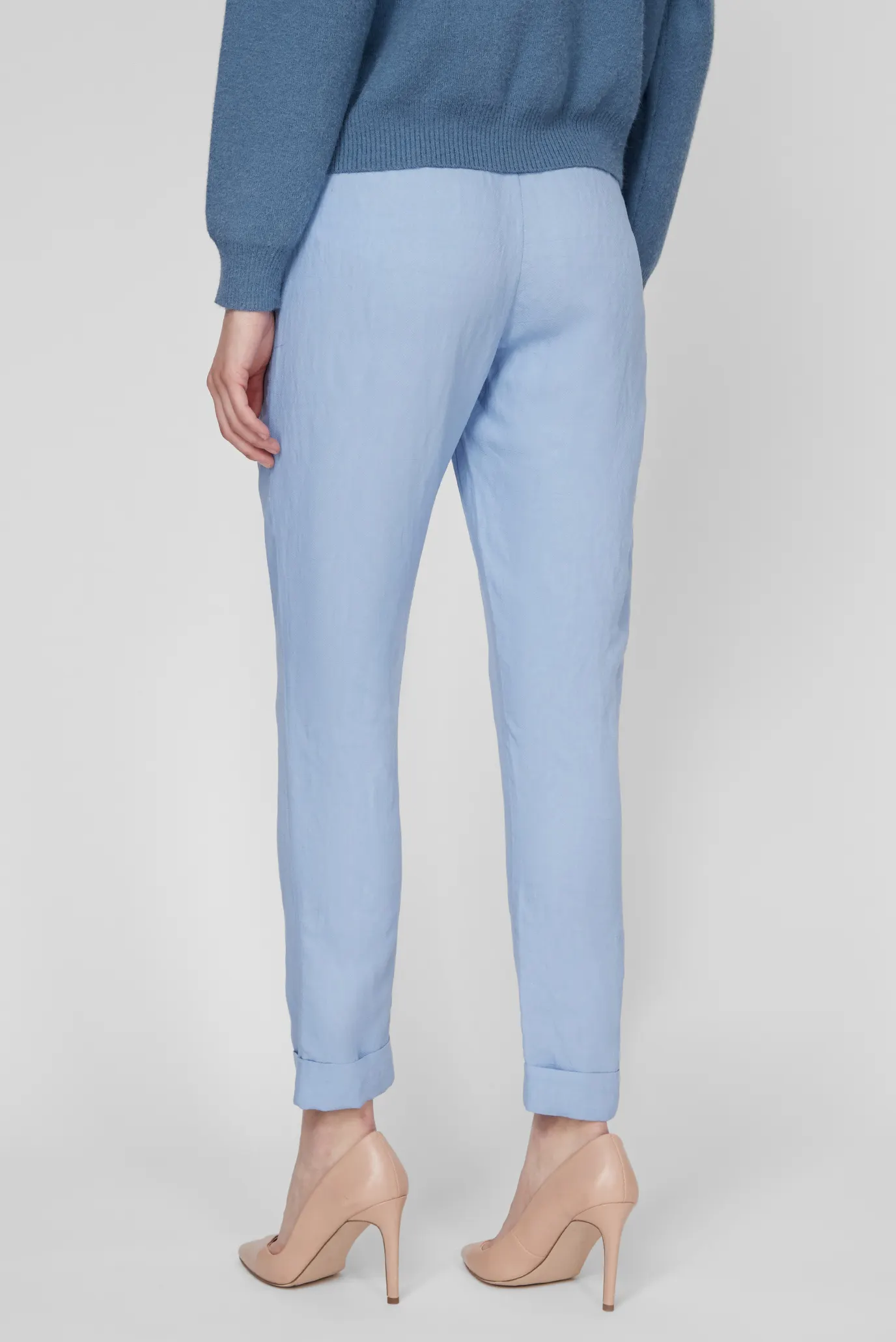 Жіночі блакитні брюки 3
