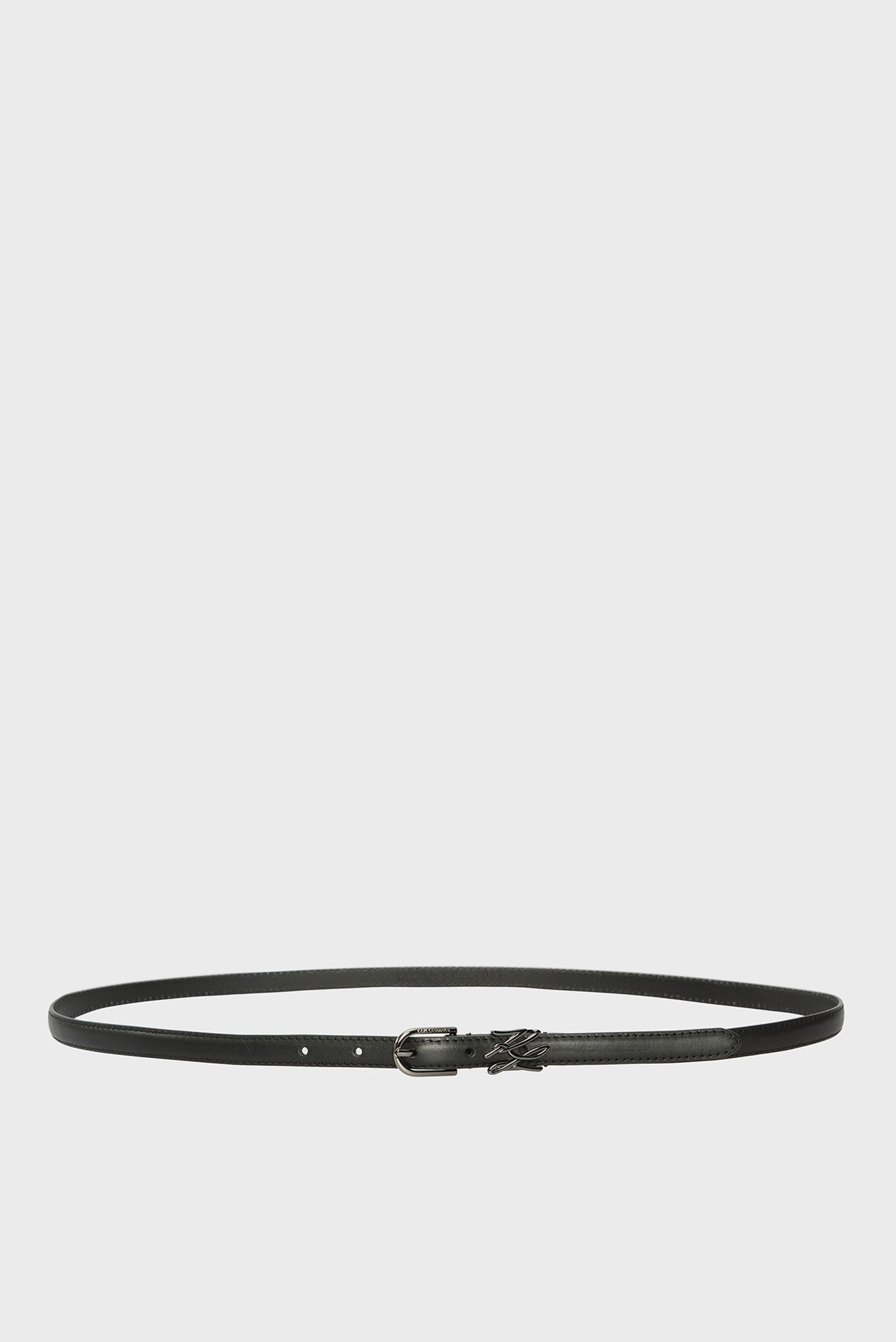 Женский черный кожаный ремень autograph slider Черный 75 Karl Lagerfeld A3W33037 Женский черный кожаный ремень autograph slider Черный 75 Karl Lagerfeld A3W33037