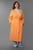 Женский оранжевый халат