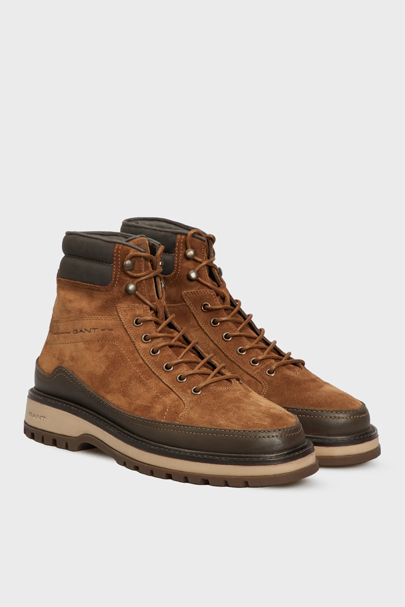 Мужские рыжие замшевые ботинки Clafton 3