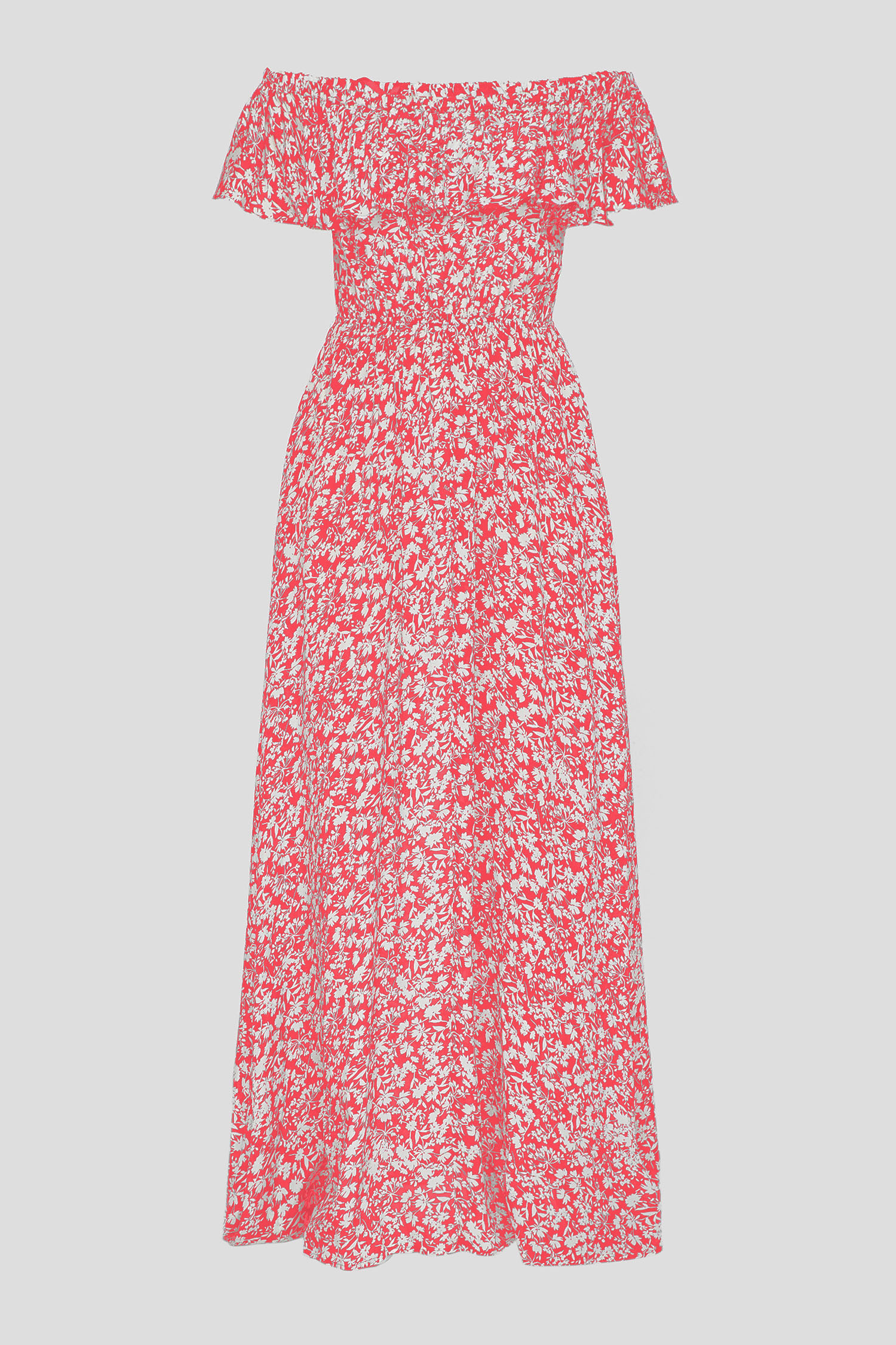 Женское розовое платье с узором 1