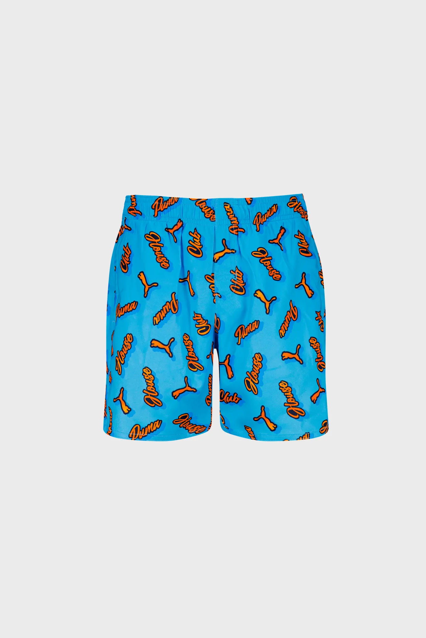 Детские голубые плавательные шорты с узором PUMA SWIM BOYS CLUB HOUSE 1