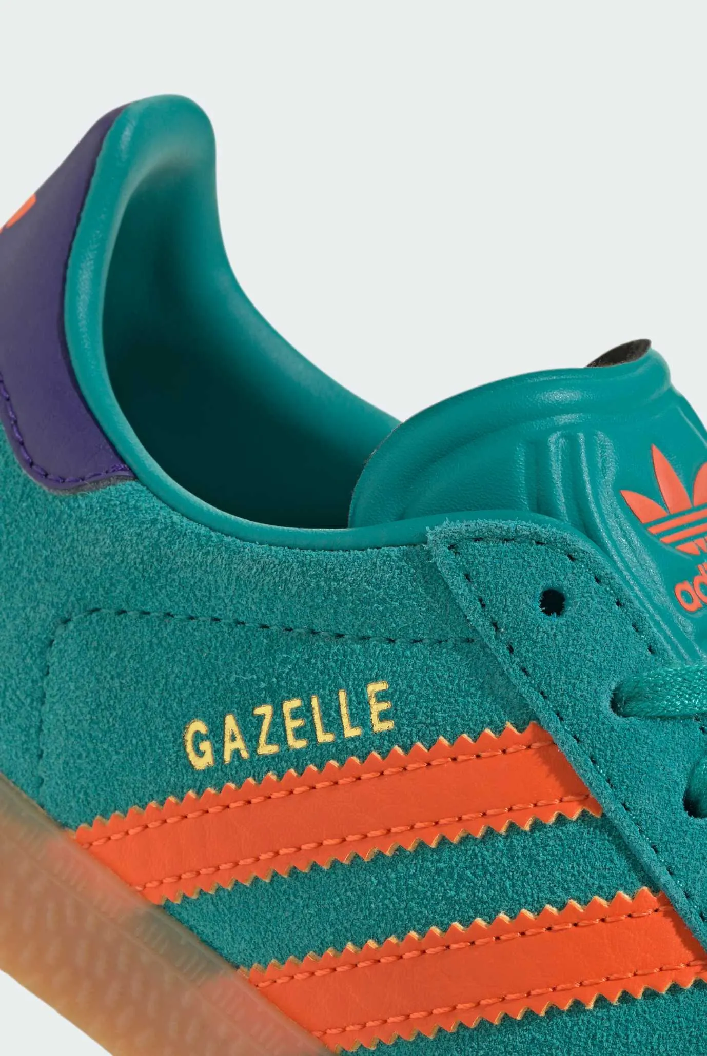 Детские зеленые замшевые сникерсы Gazelle 9