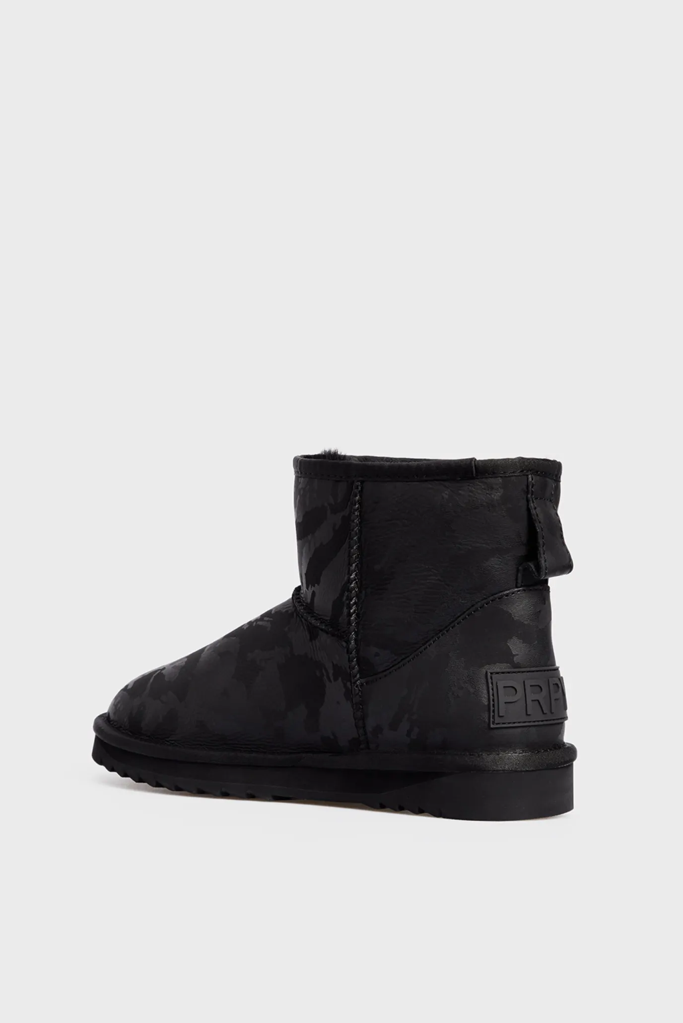 Чоловічі чорні шкіряні уггі Dubbo 5