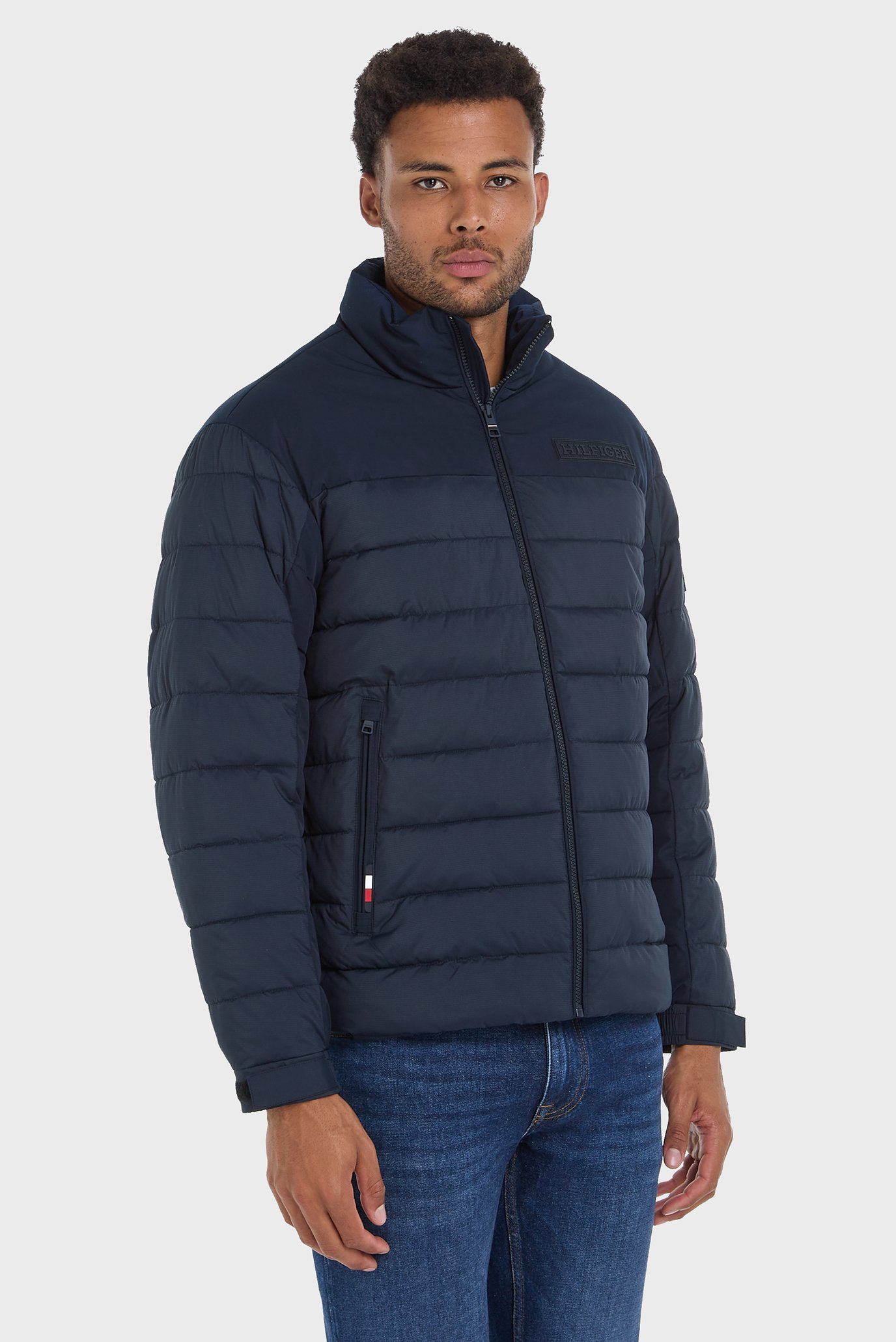 Мужская темно-синяя куртка MID NEW YORK PUFFER JACKET Синий XXL Tommy Hilfiger MW0MW37154 Мужская темно-синяя куртка MID NEW YORK PUFFER JACKET Синий XXL Tommy Hilfiger MW0MW37154