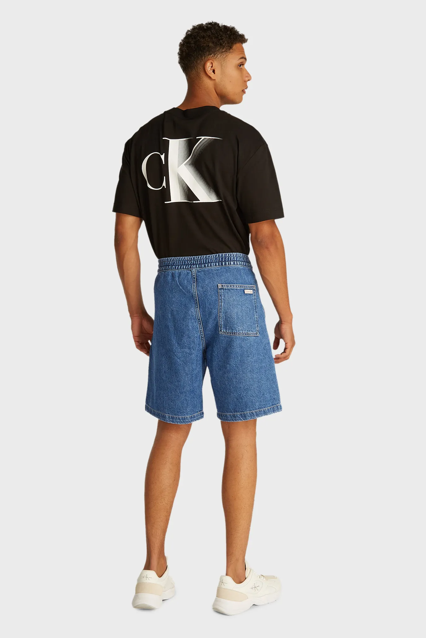 Чоловічі сині джинсові шорти PULL ON RELAXED DENIM 3