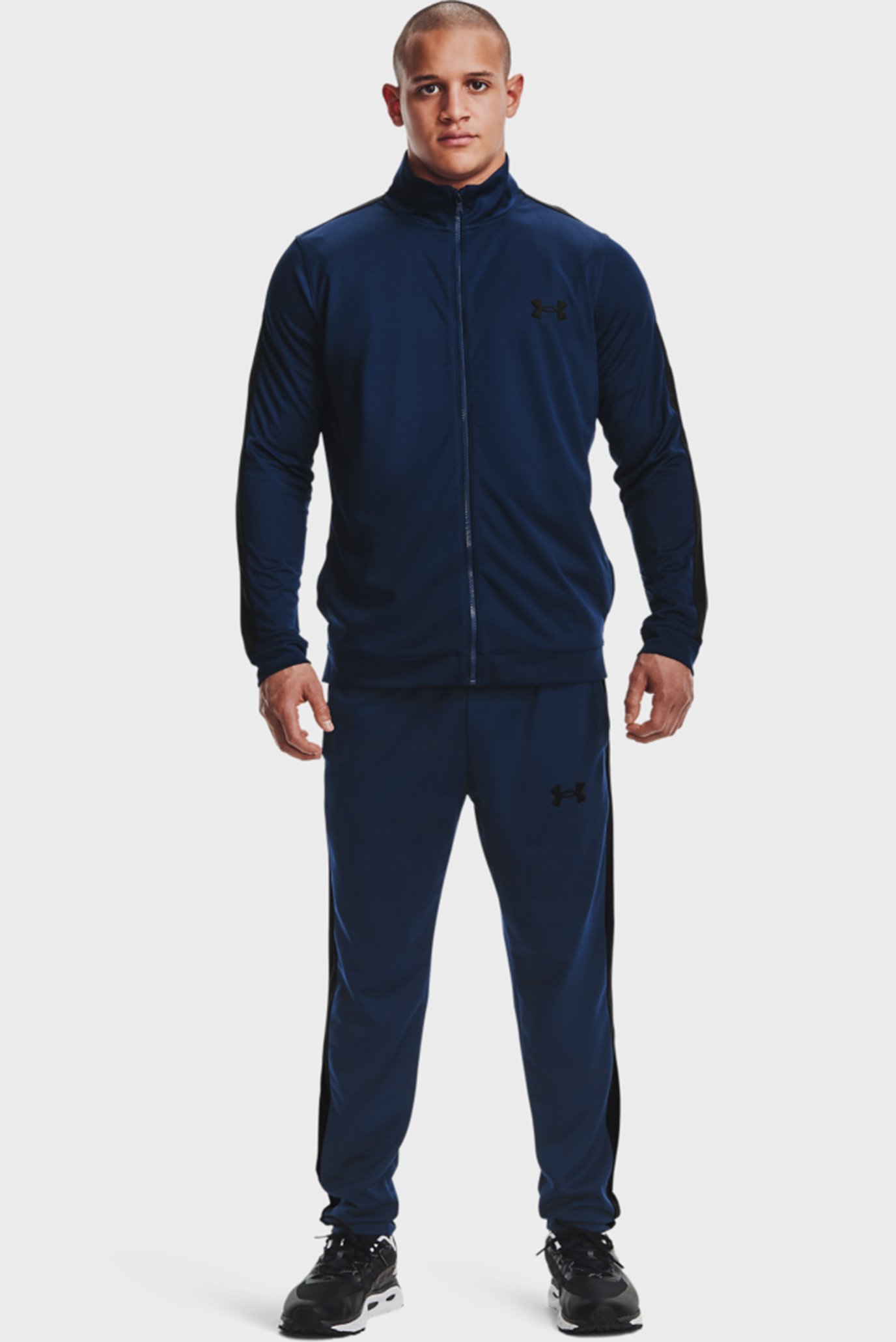 Чоловічий темно-синій спортивний костюм (кофта, штани) UA Knit Track Suit 1