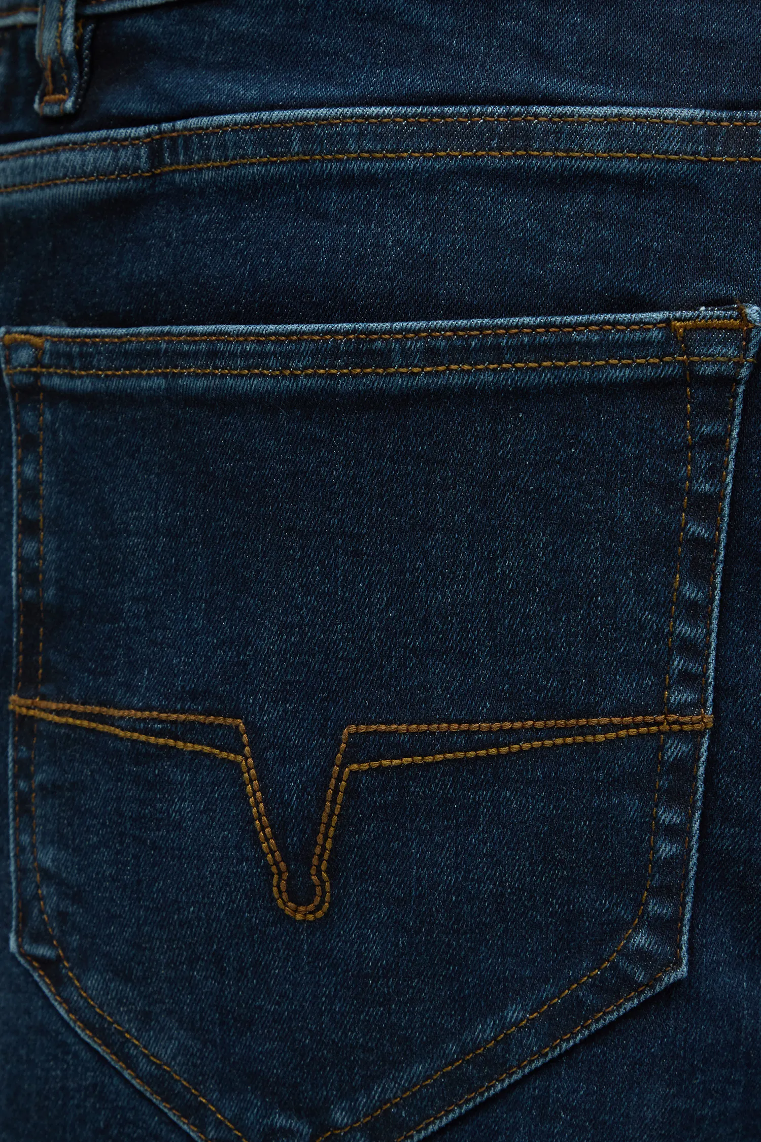 Мужские синие джинсы 4