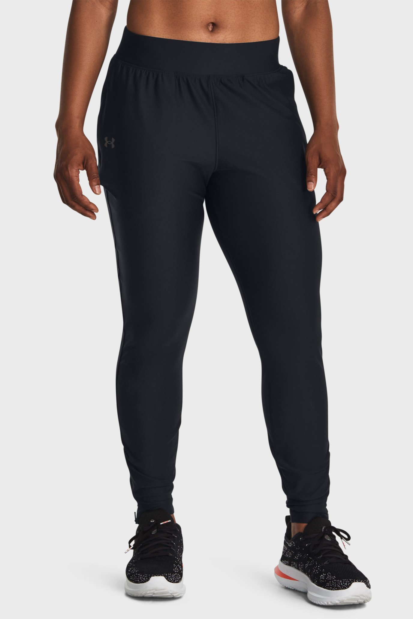 Женские черные спортивные брюки UA Qualifier Elite Pant 1