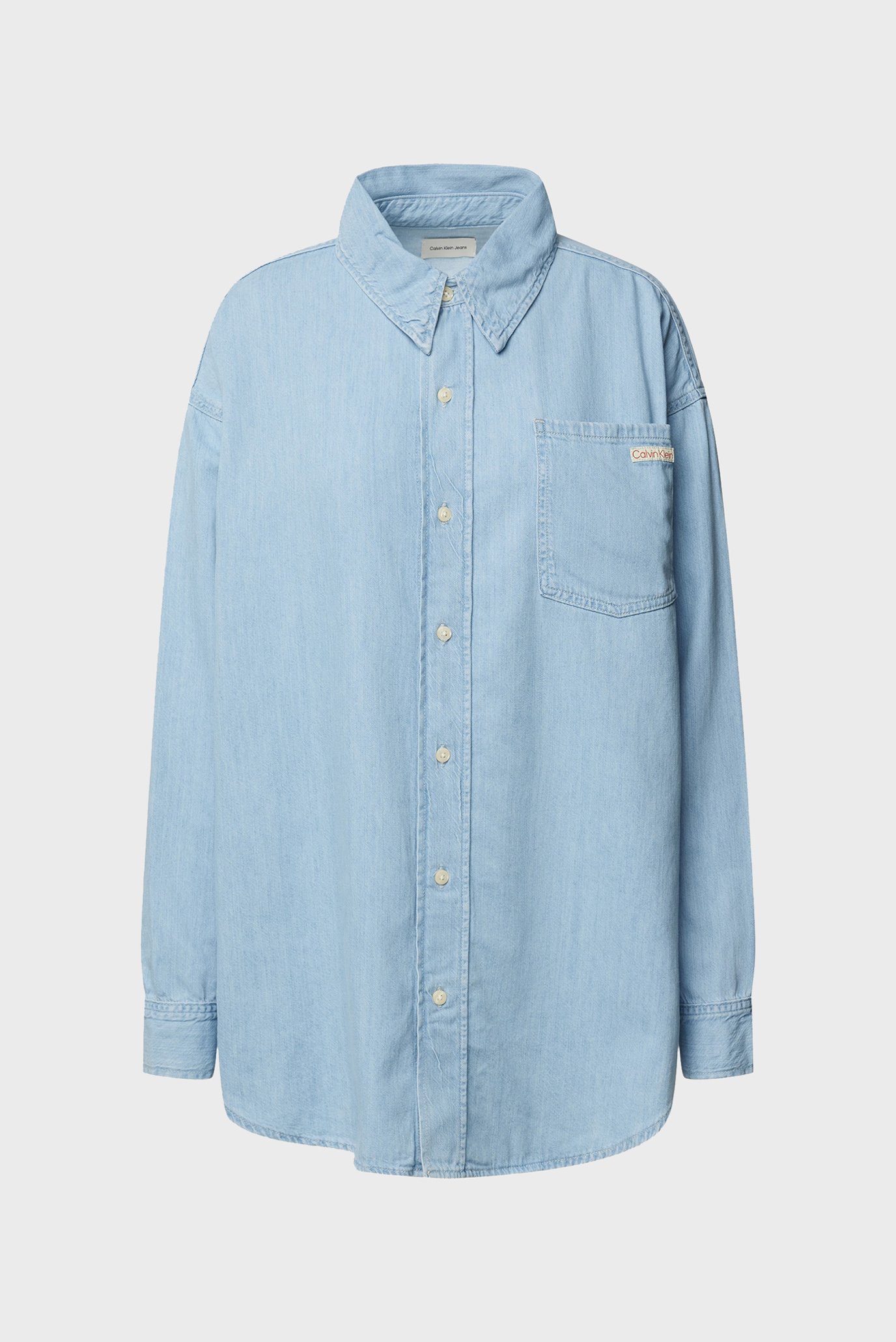 Жіноча блакитна джинсова сорочка OVERSIZED LS DENIM SHIRT 1