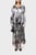 Жіноча сіра сукня з візерунком D-CABIR