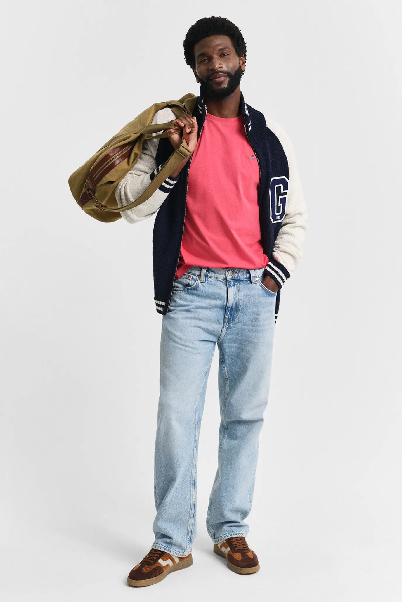 Чоловіча рожева футболка REG SHIELD 2