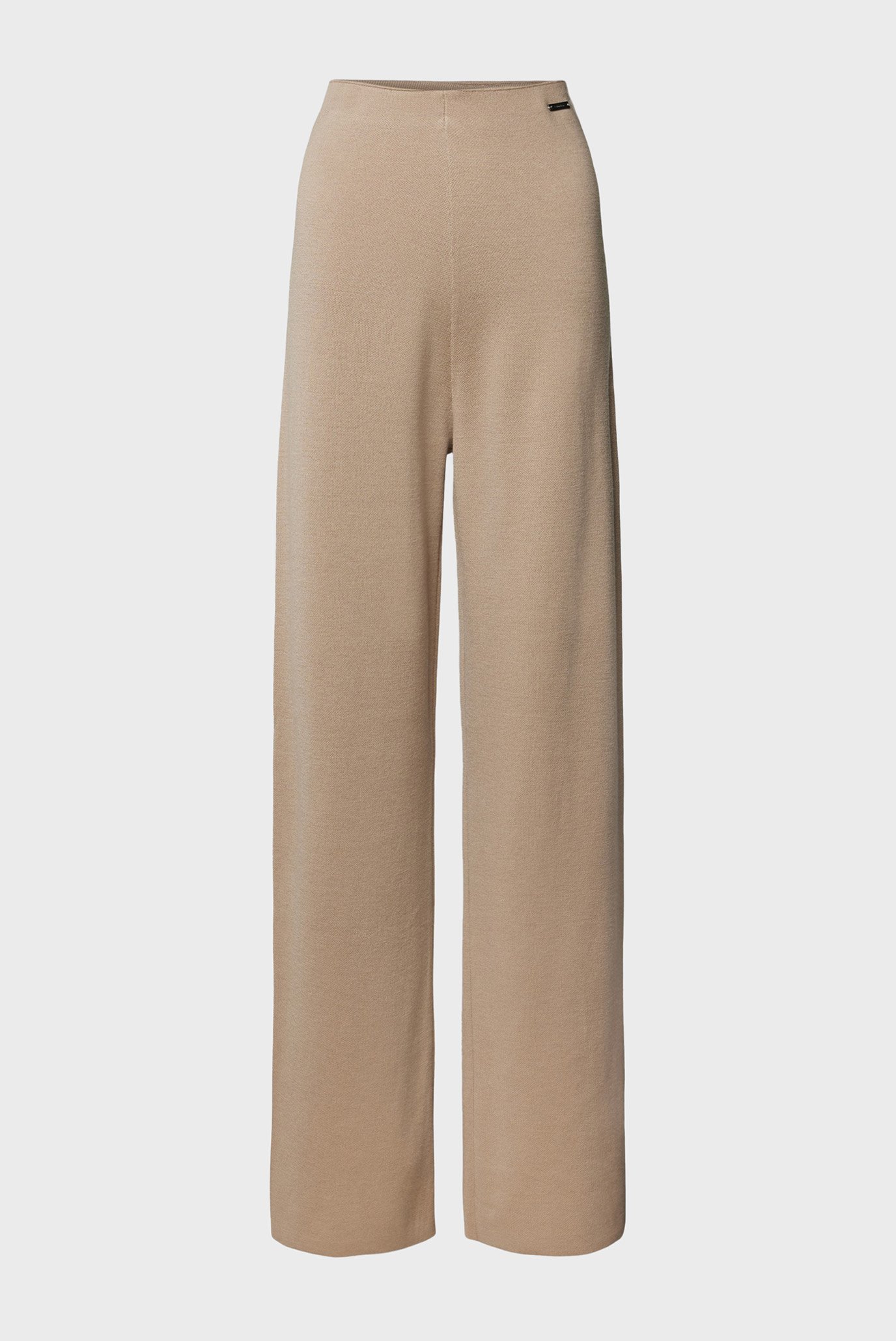 Жіночі бежеві вовняні брюки DF WOOL BLEND STRAIGHT PANT 1