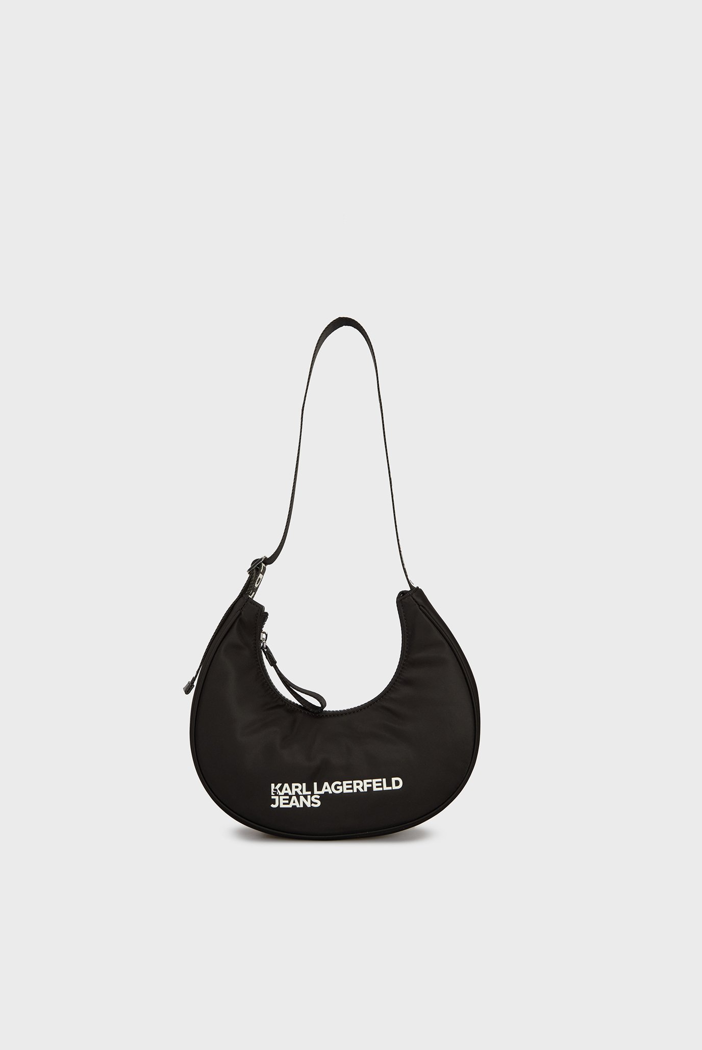 Жіноча чорна сумка KLJ ESSENTIAL NYLON MOON BAG 1