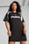 Женское черное платье FOOTBALL JERSEY Dress Women