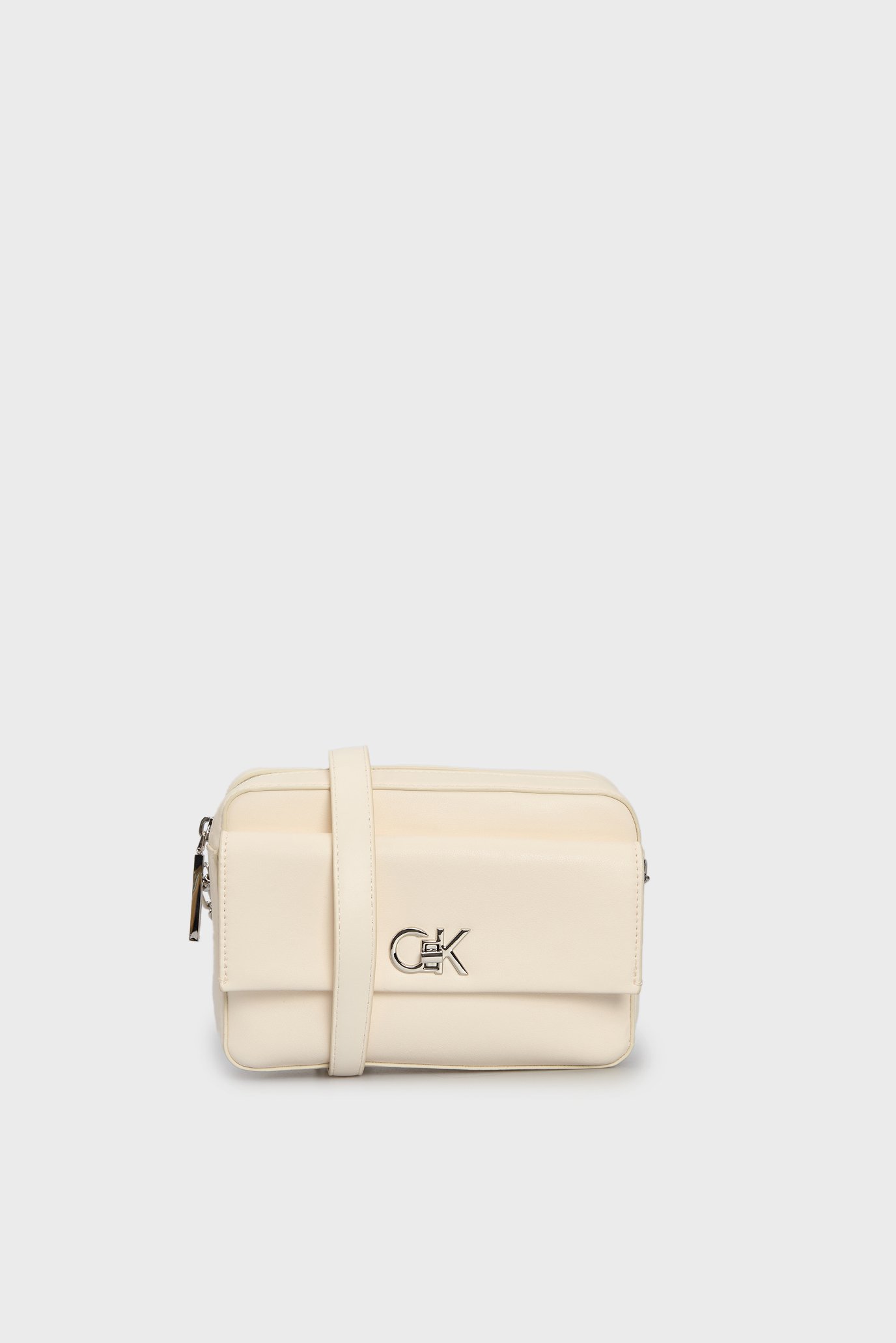 Женская белая сумка CK POCKET CAMERA BAG 1