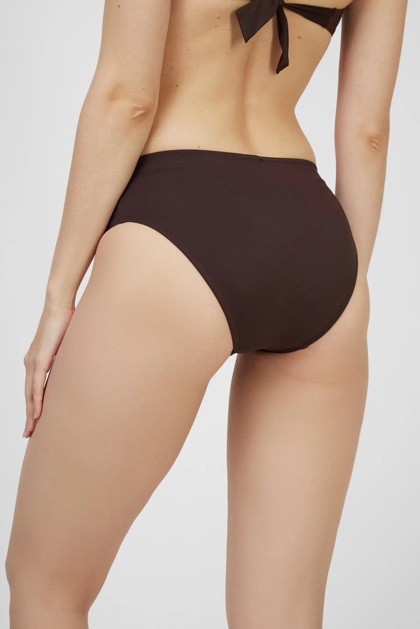 Женские коричневые трусики от купальника 3