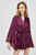 Жіночий фіолетовий халат