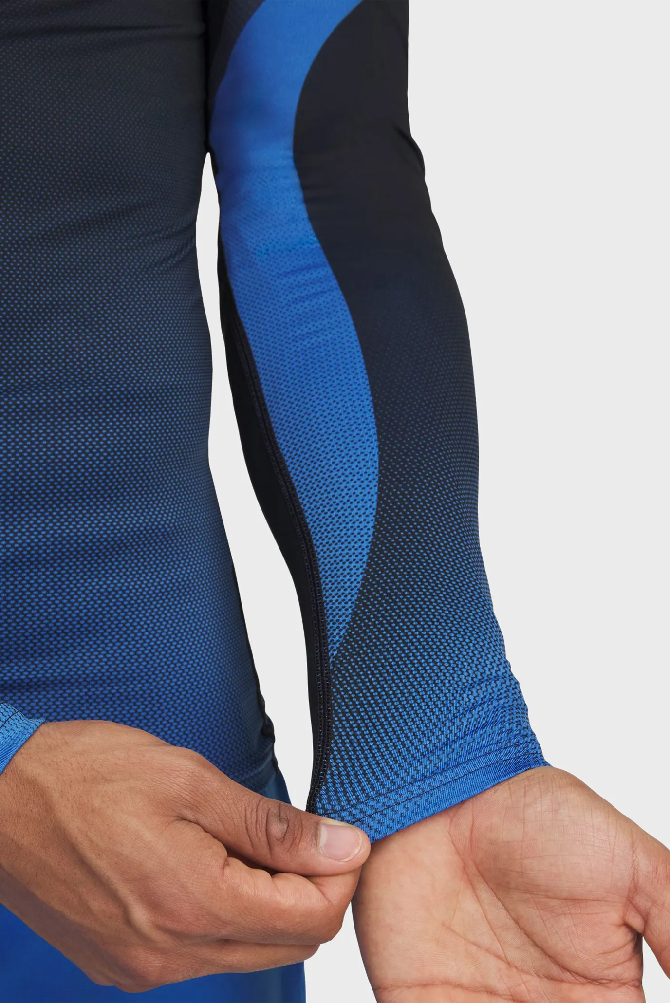 Мужской темно-синий лонгслив UA Heatgear Sub Crew LS 4