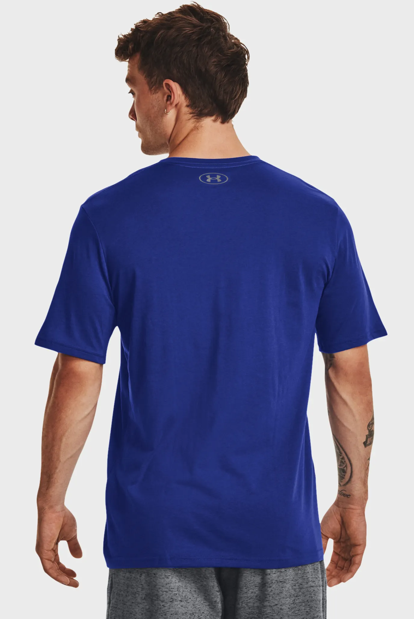 Чоловіча синя футболка UA Boxed Sportstyle SS 3