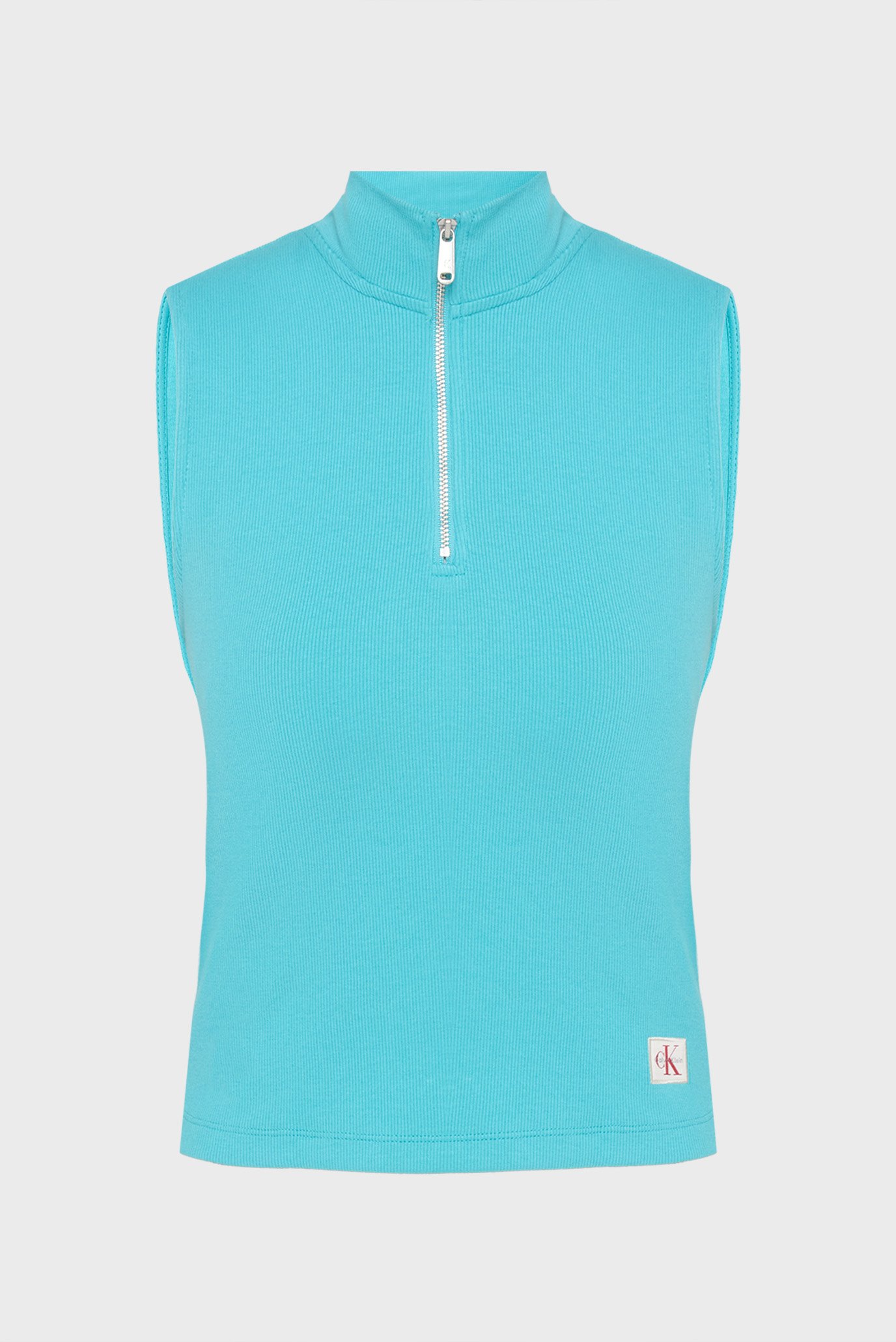 Женский бирюзовый топ A- WOVEN LABEL Бирюзовый M Calvin Klein Jeans LV047C909G Женский бирюзовый топ A- WOVEN LABEL Бирюзовый M Calvin Klein Jeans LV047C909G