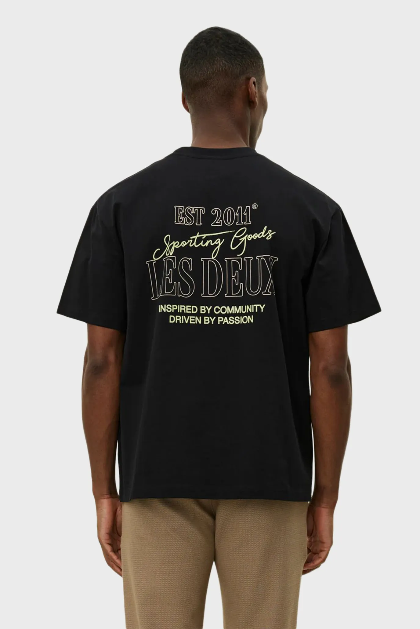 Мужская черная футболка Allen 1