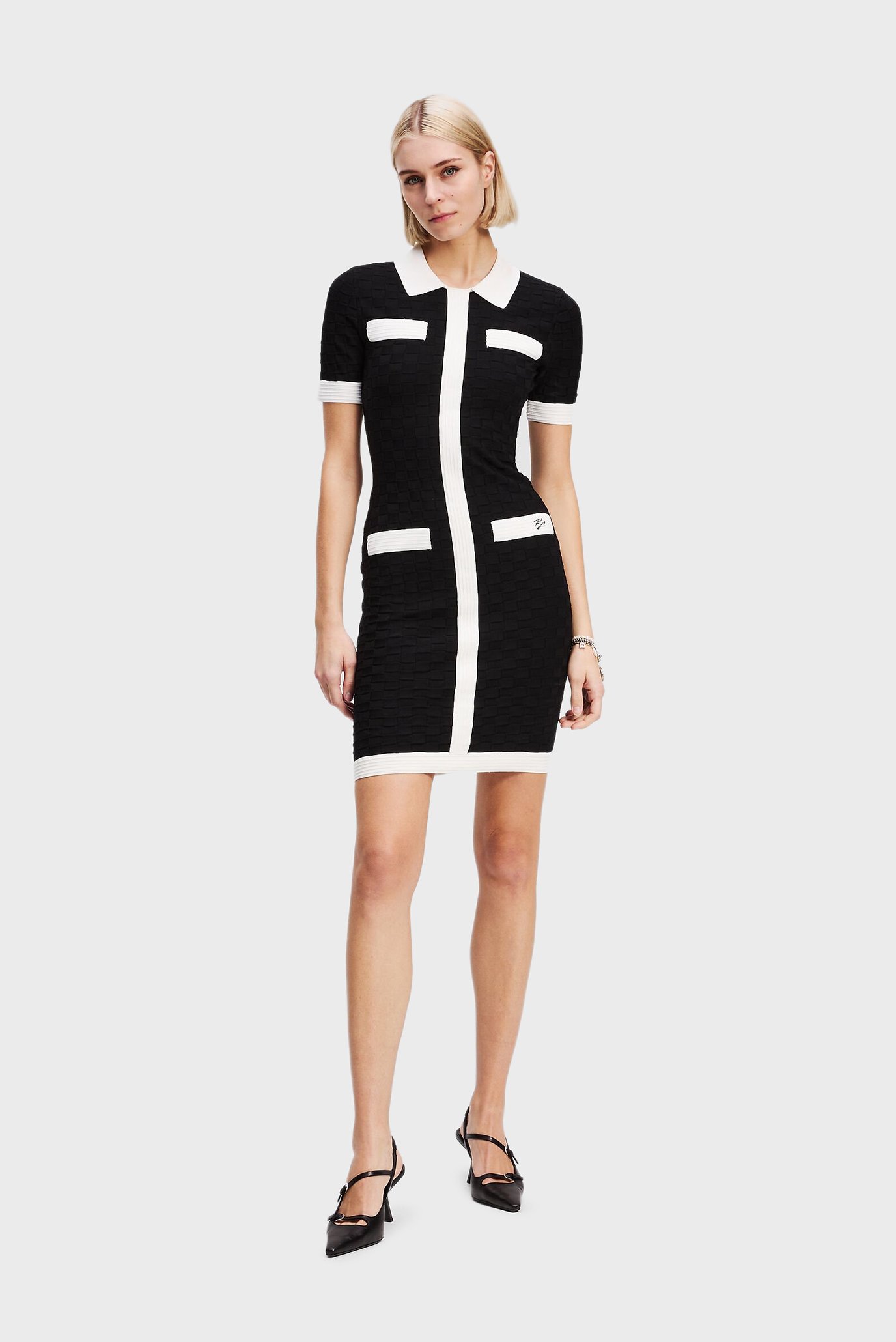 Женское черное платье Черный S Karl Lagerfeld A3W13036 Женское черное платье Черный S Karl Lagerfeld A3W13036